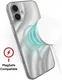 ZAGG Milan Snap iPhone 16 Pro Hoesje MagSafe Back Cover Swirl Glitter afbeelding 8