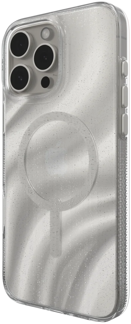 ZAGG Milan Snap iPhone 16 Pro Max Hoesje MagSafe Back Cover Swirl Glitter afbeelding 9