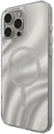 ZAGG Milan Snap iPhone 16 Pro Max Hoesje MagSafe Back Cover Swirl Glitter afbeelding 9