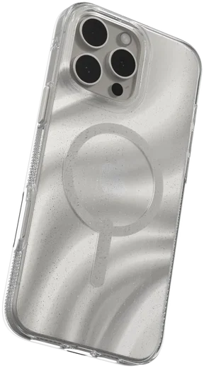 ZAGG Milan Snap iPhone 16 Pro Max Hoesje MagSafe Back Cover Swirl Glitter afbeelding 7