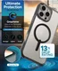 ZAGG Santa Cruz Snap iPhone 16 Pro Max Hoesje MagSafe Back Cover Zwart afbeelding 3