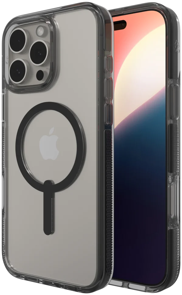 ZAGG Santa Cruz Snap iPhone 16 Pro Max Hoesje MagSafe Back Cover Zwart afbeelding 1