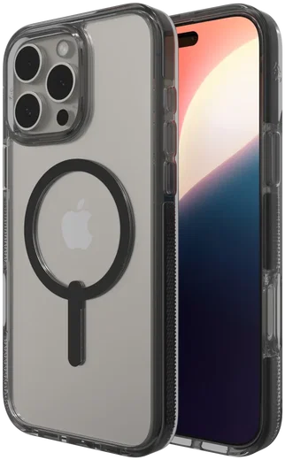 ZAGG Santa Cruz Snap iPhone 16 Pro Max Hoesje MagSafe Back Cover Zwart afbeelding 1