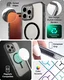 ZAGG Santa Cruz Snap iPhone 16 Pro Max Hoesje MagSafe Back Cover Zwart afbeelding 4