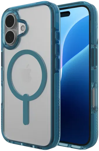 ZAGG Santa Cruz Snap Apple iPhone 16 Hoesje MagSafe Back Cover Blauw afbeelding 1