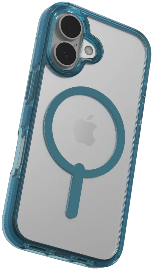 ZAGG Santa Cruz Snap Apple iPhone 16 Hoesje MagSafe Back Cover Blauw afbeelding 6
