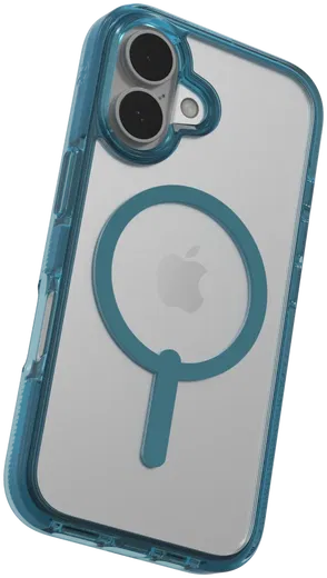 ZAGG Santa Cruz Snap Apple iPhone 16 Hoesje MagSafe Back Cover Blauw afbeelding 6