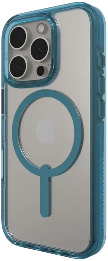 ZAGG Santa Cruz Snap iPhone 16 Pro Hoesje MagSafe Back Cover Blauw afbeelding 10