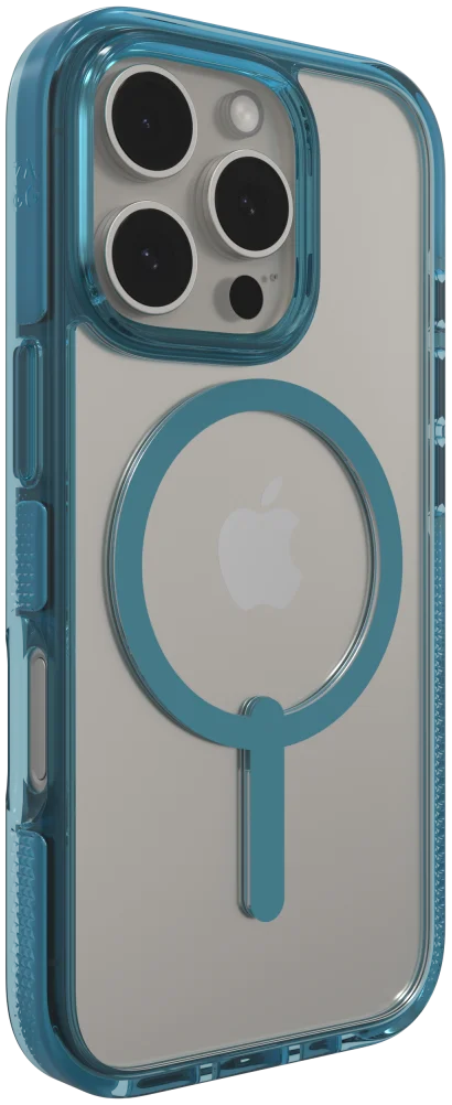 ZAGG Santa Cruz Snap iPhone 16 Pro Hoesje MagSafe Back Cover Blauw afbeelding 11