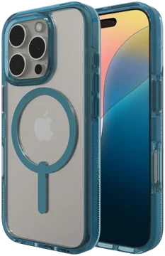 ZAGG Santa Cruz Snap iPhone 16 Pro Hoesje MagSafe Back Cover Blauw