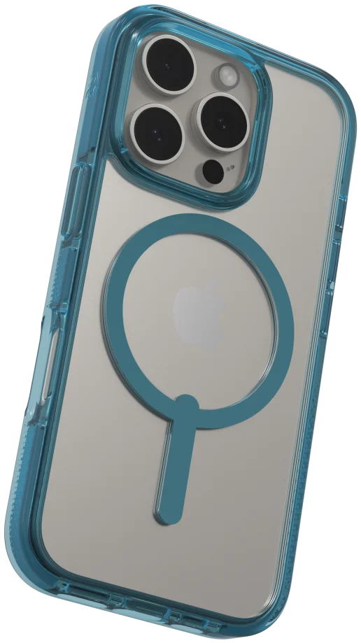 ZAGG Santa Cruz Snap iPhone 16 Pro Hoesje MagSafe Back Cover Blauw afbeelding 9