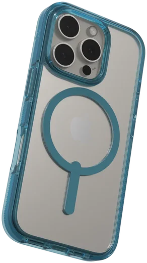 ZAGG Santa Cruz Snap iPhone 16 Pro Hoesje MagSafe Back Cover Blauw afbeelding 9