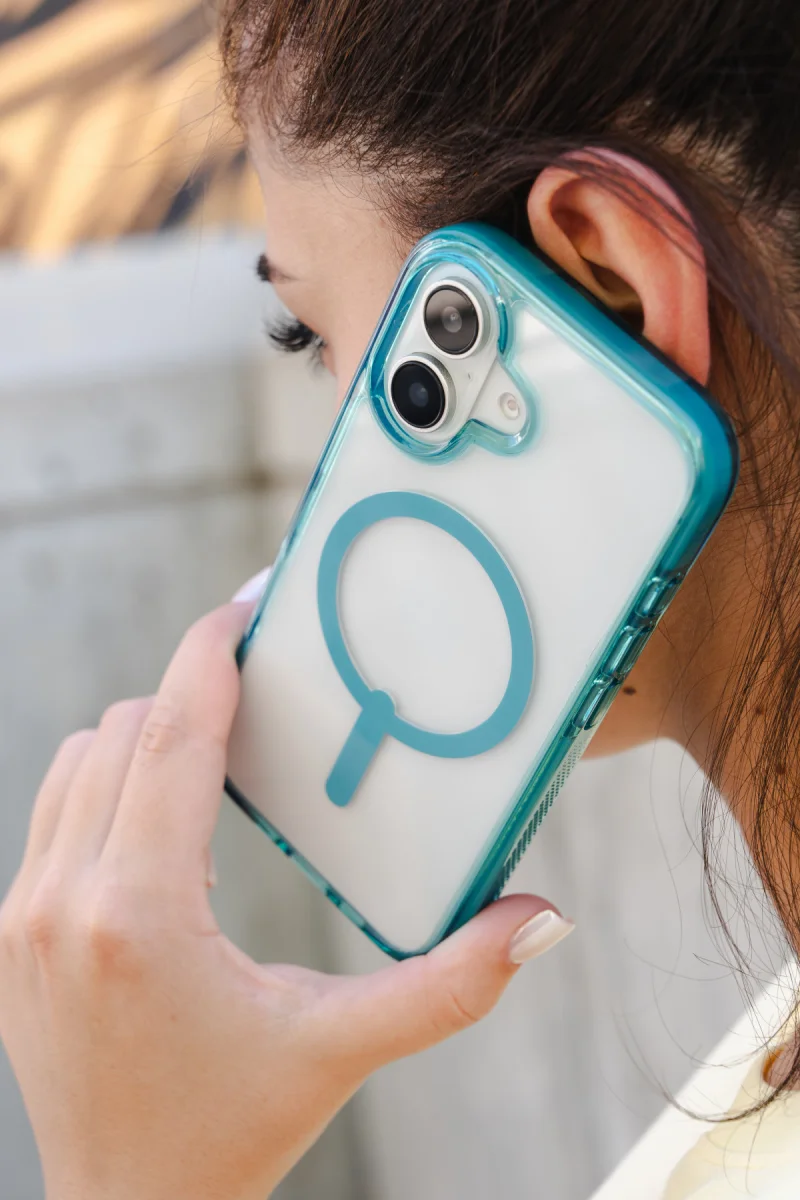 ZAGG Santa Cruz Snap iPhone 16 Pro Hoesje MagSafe Back Cover Blauw afbeelding 8