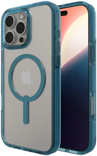 ZAGG Santa Cruz Snap iPhone 16 Pro Max Hoesje MagSafe Back Cover Blauw afbeelding 1