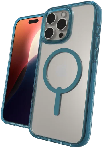 ZAGG Santa Cruz Snap iPhone 16 Pro Max Hoesje MagSafe Back Cover Blauw afbeelding 7