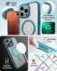 ZAGG Santa Cruz Snap iPhone 16 Pro Max Hoesje MagSafe Back Cover Blauw afbeelding 3