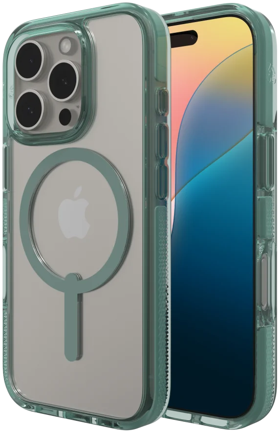 ZAGG Santa Cruz Snap iPhone 16 Pro Hoesje MagSafe Back Cover Groen afbeelding 1