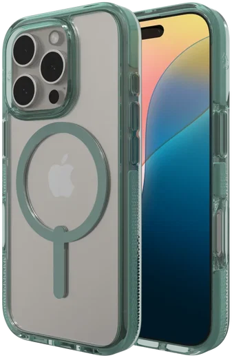 ZAGG Santa Cruz Snap iPhone 16 Pro Hoesje MagSafe Back Cover Groen afbeelding 1