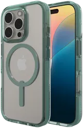 ZAGG Santa Cruz Snap iPhone 16 Pro Hoesje MagSafe Back Cover Groen afbeelding