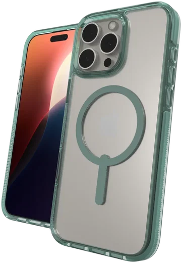 ZAGG Santa Cruz Snap iPhone 16 Pro Max Hoesje MagSafe Back Cover Groen afbeelding 6