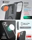 ZAGG SoHo Snap iPhone 16 Pro Max Hoesje MagSafe Back Cover Zwart afbeelding 4