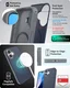 ZAGG SoHo Snap Apple iPhone 16 Hoesje MagSafe Back Cover Blauw afbeelding 3