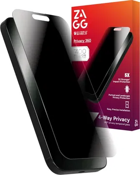 ZAGG InvisibleShield Glass Elite Privacy 360° iPhone 16 Pro Screen Protector