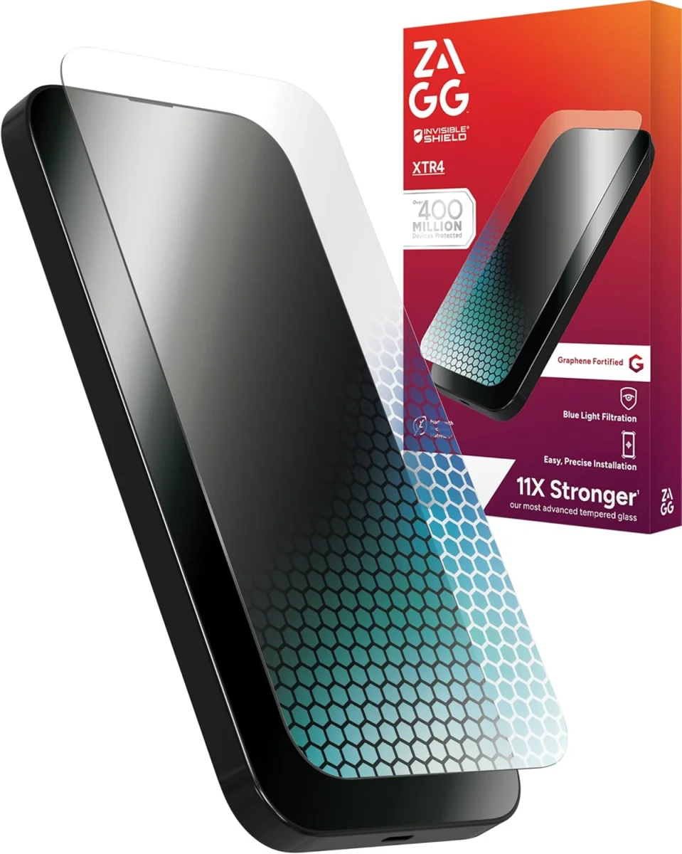 ZAGG InvisibleShield XTR4 Apple iPhone 16 Pro Blue Light Screen Protector afbeelding 1