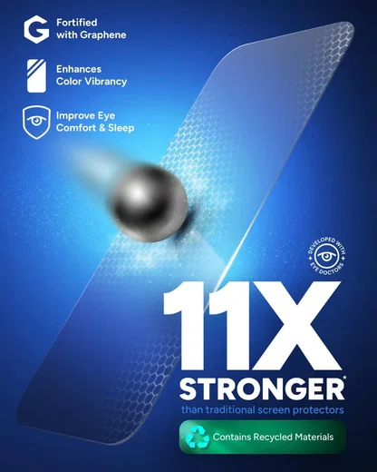 ZAGG InvisibleShield XTR4 Apple iPhone 16 Pro Blue Light Screen Protector afbeelding 2