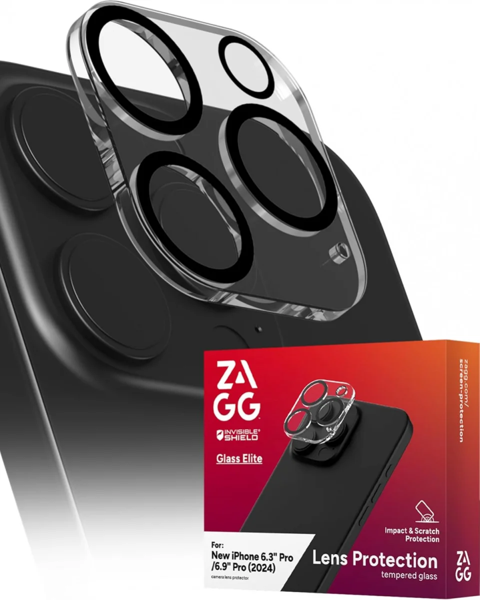 ZAGG InvisibleShield Glass Elite AR iPhone 16 Pro / 16 Pro Max Camera Protector afbeelding 1