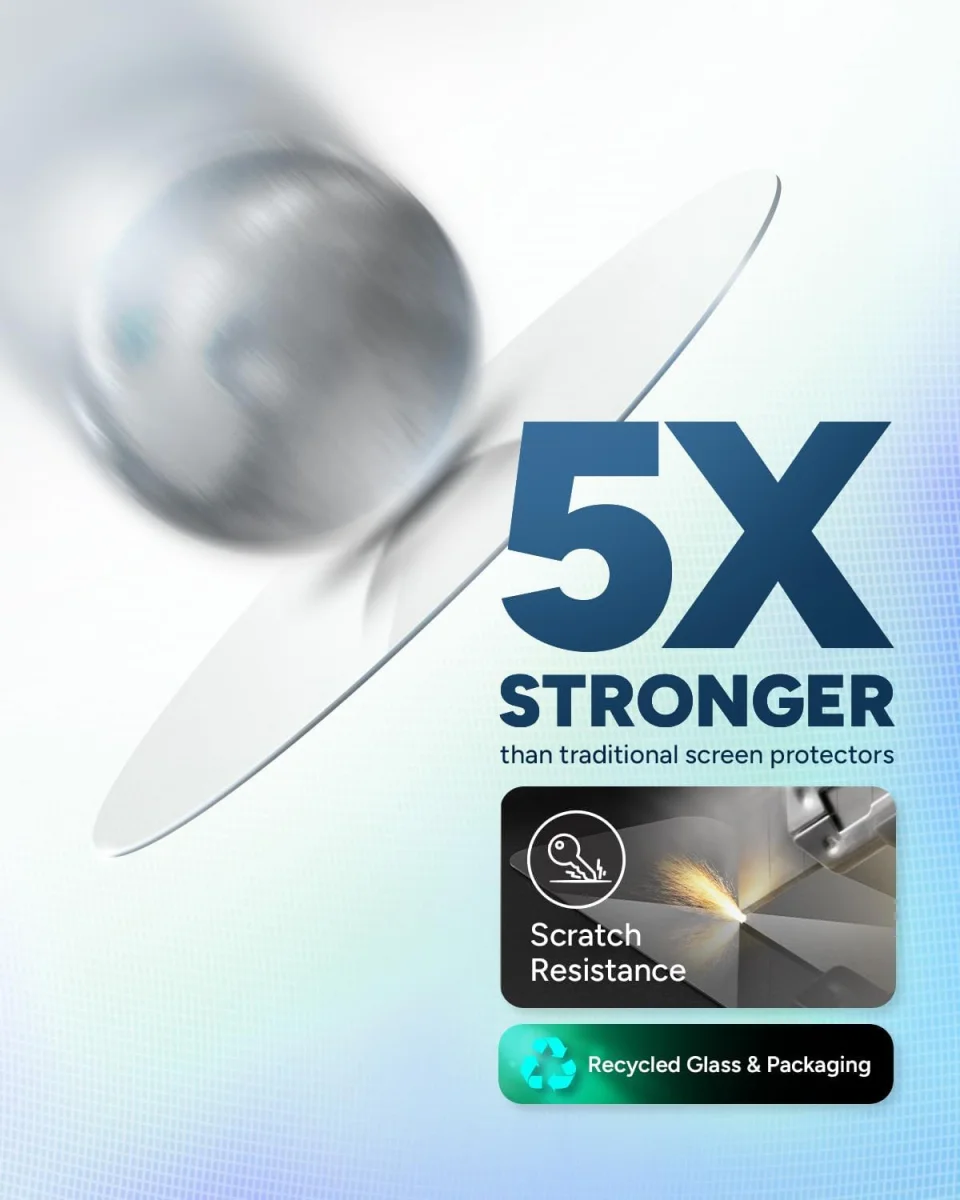 ZAGG InvisibleShield Glass Elite AR iPhone 16 Pro / 16 Pro Max Camera Protector afbeelding 2