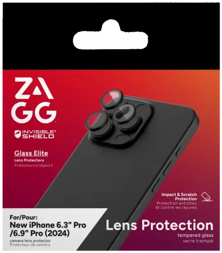 ZAGG InvisibleShield Elite iPhone 16 Pro / 16 Pro Max Camera Lens Protector afbeelding 6