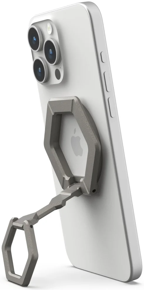 UAG Magnetic Ring Stand MagSafe Standaard en Houder voor Telefoons Titanium afbeelding 15