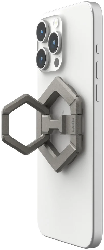 UAG Magnetic Ring Stand MagSafe Standaard en Houder voor Telefoons Titanium afbeelding 14