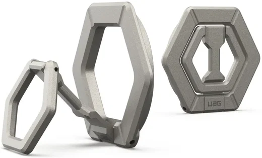 UAG Magnetic Ring Stand MagSafe Standaard en Houder voor Telefoons Titanium afbeelding 1