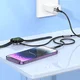 Hoco 2-in-1 - 20W PD USB-C naar Lightning + Magnetische Apple Watch Kabel 1.2M afbeelding 5