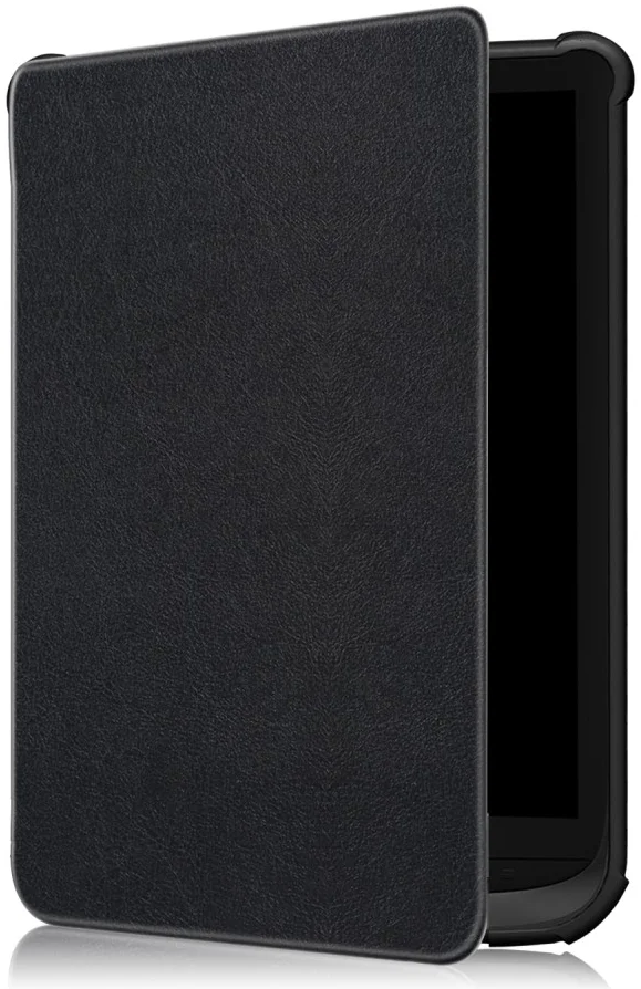 Universele PocketBook Hoes Book Case Sleep Cover Beschermhoes Zwart afbeelding 1