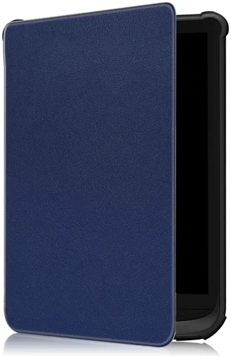 Universele PocketBook Hoes Book Case Sleep Cover Beschermhoes Blauw afbeelding 1