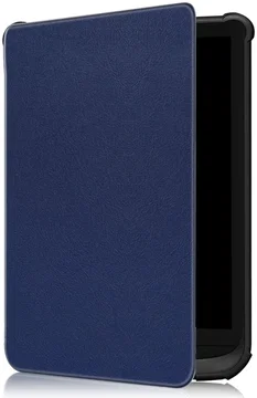 Universele PocketBook Hoes Book Case Sleep Cover Beschermhoes Blauw