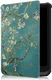 Universele PocketBook Hoes Book Case Sleep Cover Beschermhoes Bloemen Print afbeelding 1