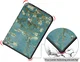 Universele PocketBook Hoes Book Case Sleep Cover Beschermhoes Bloemen Print afbeelding 4