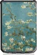 Universele PocketBook Hoes Book Case Sleep Cover Beschermhoes Bloemen Print afbeelding 6