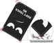 Universele PocketBook Hoes Book Case Sleep Cover Beschermhoes Don't Touch Print afbeelding 3