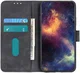 KHAZNEH Xiaomi Poco F6 Hoesje Retro Wallet Book Case Zwart