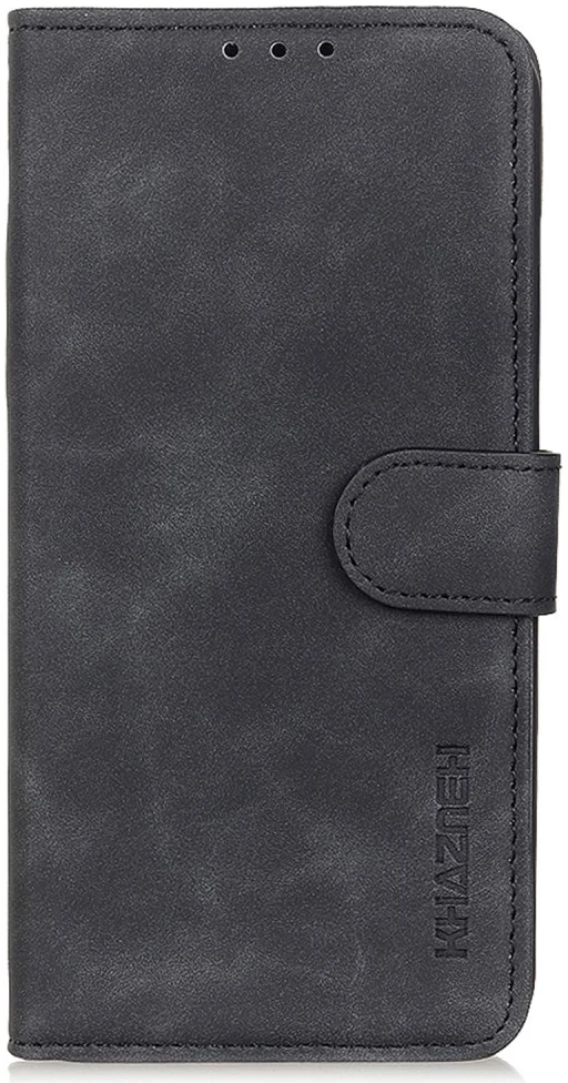 KHAZNEH Xiaomi Poco F6 Hoesje Retro Wallet Book Case Zwart afbeelding 7