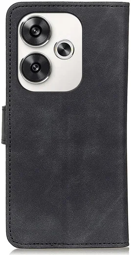 KHAZNEH Xiaomi Poco F6 Hoesje Retro Wallet Book Case Zwart afbeelding 8