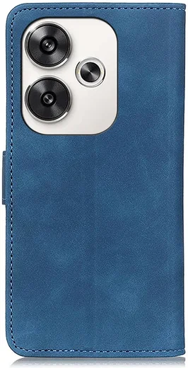 KHAZNEH Xiaomi Poco F6 Hoesje Retro Wallet Book Case Blauw afbeelding 8