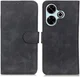 KHAZNEH Xiaomi Redmi 13 4G / Poco M6 Hoesje Retro Wallet Book Case Zwart afbeelding 2