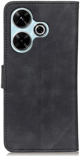 KHAZNEH Xiaomi Redmi 13 4G / Poco M6 Hoesje Retro Wallet Book Case Zwart afbeelding 9