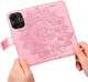 Xiaomi Redmi 13 4G / Poco M6 Hoesje Bloemen Book Case met Pasjeshouder Roze afbeelding 6
